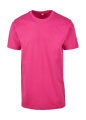 T-Shirt mit Rundhalsausschnitt, Hibiskus Pink