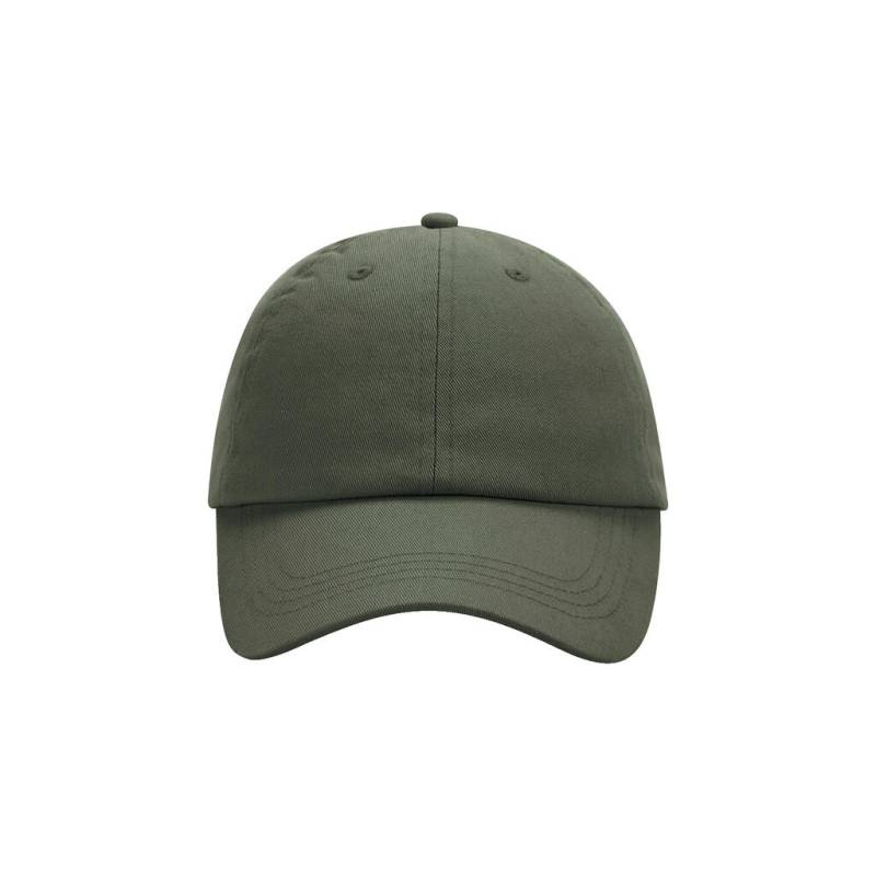 Low Profile 6 Panel Dad Cap, Olivgrün – Beechfield (1)