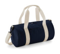 Mini-Fasstasche, französisches Marineblau/gebrochenes Weiß, Französischblau/Cremeweiß