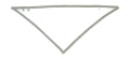 Bandana-Lätzchen, weiß/graumeliert, Weiß/Heather Grey Melange