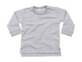 Baby-Sweatshirt, graumeliert, Heather Grey Melange