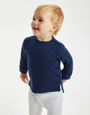 Baby-Sweatshirt, graumeliert – Babybugz (2)