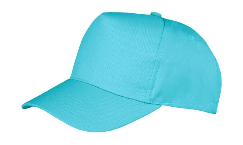 Boston 5-Panel Printers Cap, Aqua – Result Headwear (1)