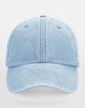 Flache Vintage-Kappe, Vintage Hellblau