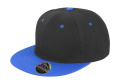 Bronx Original Flat Peak Zweifarbig, Schwarz/Azur