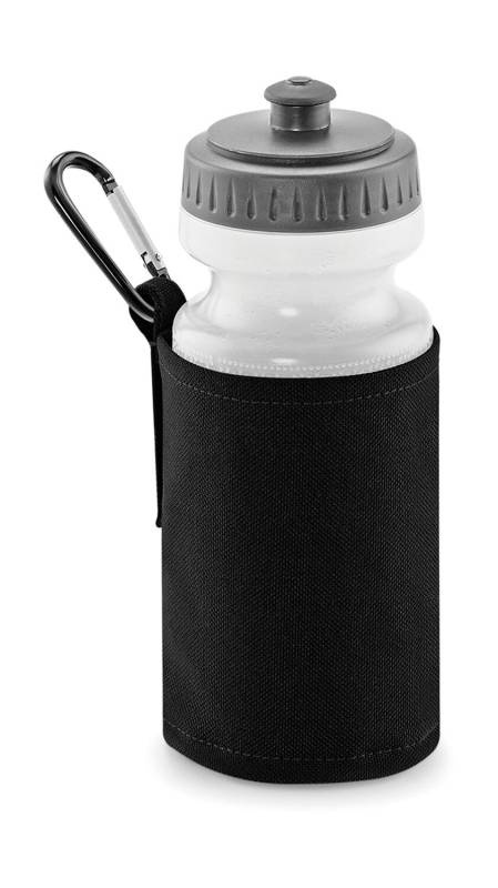 Wasserflasche und Halter, schwarz – Quadra (1)