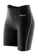 Bodyfit Baselayer-Shorts für Damen, schwarz