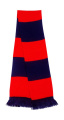 Teamschal, marineblau/rot