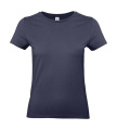 #E190 /Damen-T-Shirt, marineblau