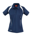 Lady Spiro Team Spirit Polo, marineblau/weiß