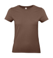 #E190 /Damen-T-Shirt, Schokolade
