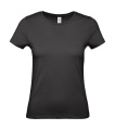 #E150 /Damen-T-Shirt, schwarz