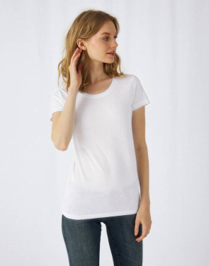 Sublimations-/Damen-T-Shirt, weiß – B&C (3)