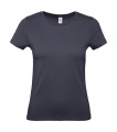 #E150 /Damen-T-Shirt, helles Marineblau, Hellblau