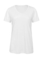 V Triblend/Damen-T-Shirt, weiß