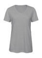 V Triblend/Damen-T-Shirt, Hellgrau meliert