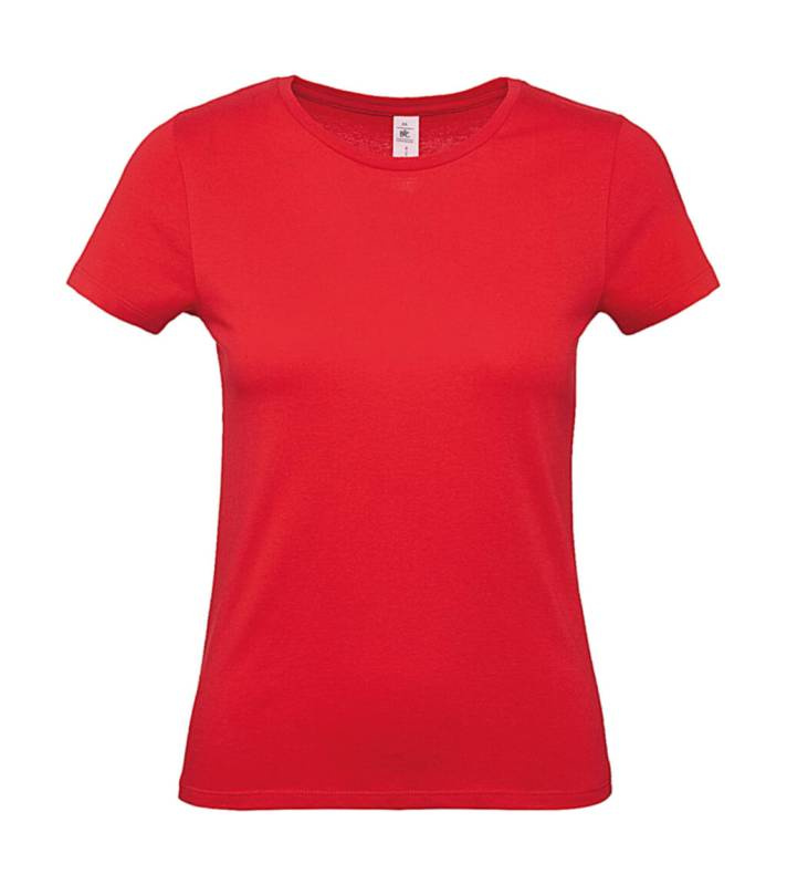 #E150 /Damen-T-Shirt, rot – B&C (1)