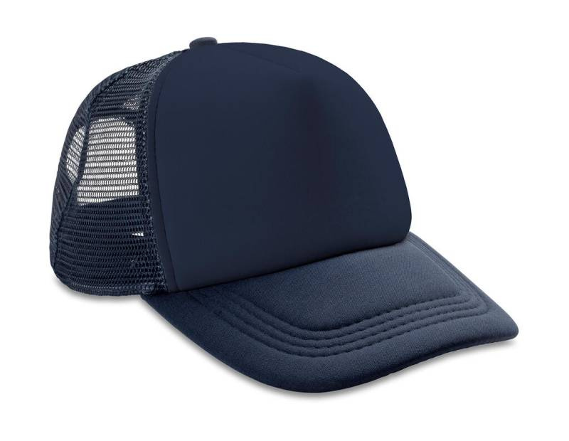 Detroit ½ Mesh Truckerkappe, marineblau/marineblau – Result Headwear (1)