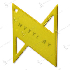 Weicher Reflektor – Buchstabe N