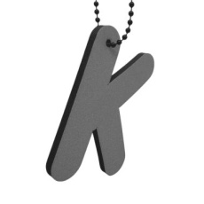 Reflektierender Buchstabe K