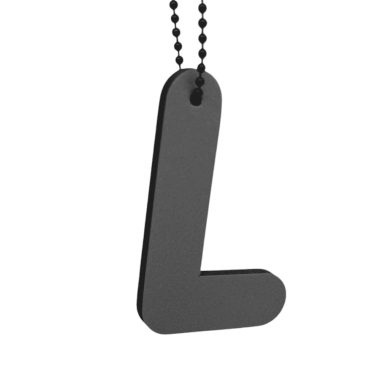 Reflektierender Buchstabe L – 45 x 70 mm
