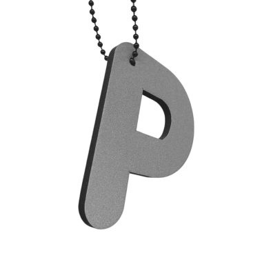 Reflektierender Buchstabe P – 51 x 71 mm