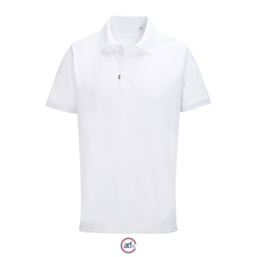 PIERROT Polo Unisex, Weiß, XS, Produktbild (3)