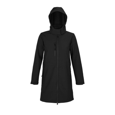 ACHILLE WOMEN SOFTSHELL, Tiefschwarz, S, Produktbild (3)