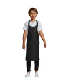 GALA KIDS APRON WITH POCKET, Schwarz
