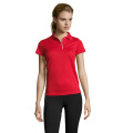 PERFORMER WOMEN SPORTS POLO, Rot