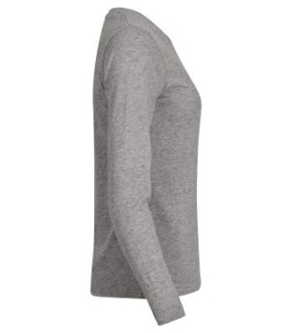 Premium L/S – T-Shirt (Damen), Graumeliert - Clique (4)