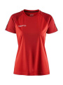 Squad Go Contrast – Trikot (Damen), Bright Red-Express