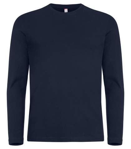 Premium L/S – T-Shirt, Dunkelblau – Clique (1)