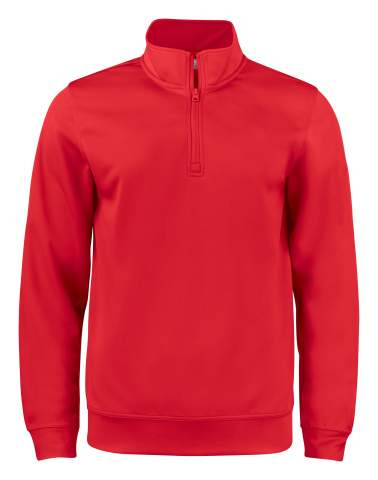 Basic Active Half Zip – Sweatshirt (Kinder), Rot - Clique (1)