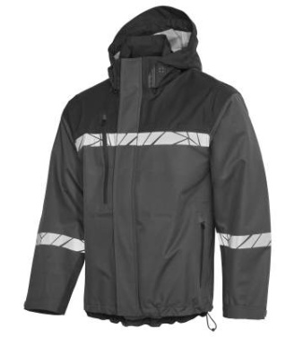7414 9910-VIZ – Hardshelljacke, Grau/Schwarz - ProJob (2)