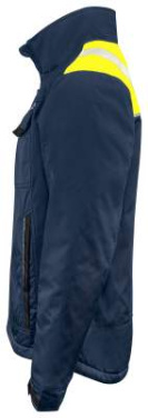 5428 – Wattierte Jacke, Marineblau/Gelb – ProJob (4)