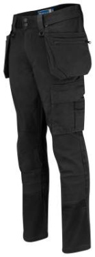 5560 – Baumwoll-Stretchhose, Schwarz - ProJob (2)