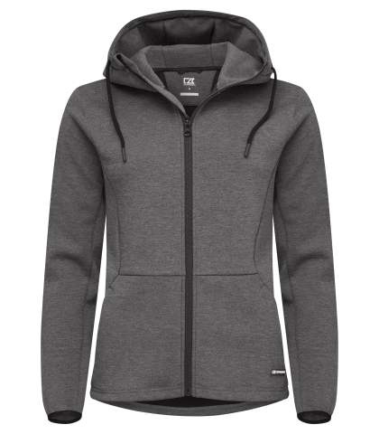 Pemberton Hood – Jacke mit durchgehendem Reißverschluss (Damen), Anthrazit-Melange - Cutter & Buck (1)
