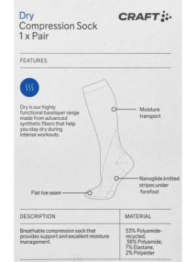 Active Compression – Socken, Weiß – Craft (3)