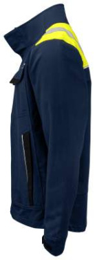 5437 COTTON – Jacke, Marineblau/Gelb – ProJob (4)
