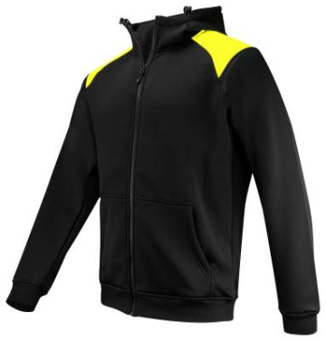 2133 HOOD – Jacke, Schwarz/Gelb – ProJob (2)