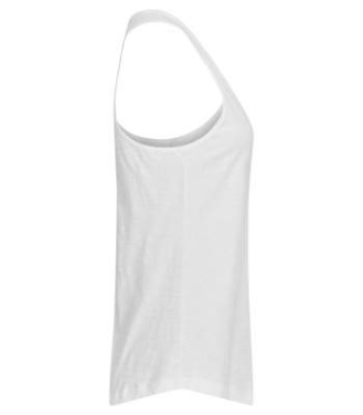 Slub – Tanktop (Damen), Weiß - Clique (4)
