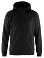 ADV Unify FZ Hood – Jacke mit durchgehendem Reißverschluss (Herren), Schwarz