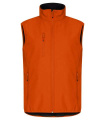Classic Softshell – Weste, Blutorange