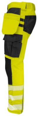 6571 – Stretchhose, EN ISO 20471 CLASS 2, Gelb/Schwarz - ProJob (4)