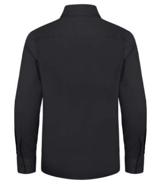 Stretch L/S – Hemd, Schwarz – Clique (2)