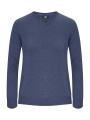 Oakville – V-Pullover (Damen), Marineblau Melange