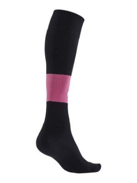 Squad Contrast – Socken, Schwarz/Pop – Craft (2)