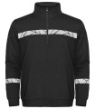 7102 1/2 ZIP 9910-VIZ – Sweatshirt, Schwarz