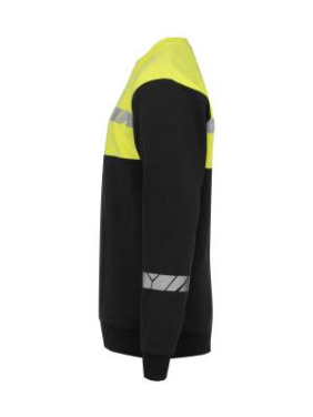 7101 9910-VIZ – Sweatshirt, Schwarz/Gelb - ProJob (3)